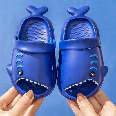 Kinder Sandalen Kinder Cartoon Hai Sommer Kleinkind Jungen Mädchen Weiche Sohle Baby Schuhe Anti-Rutsch Hausschuhe