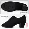 Women'S Oxford Cloth Latin Adult Training Shoes Shoes For Square Dance Ballroom Dancing Shoes Teachers' Shoes Body Training Shoe