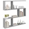 Wall Shelf Sonoma Grey 80 x 12 x 79.5 cm Engineered Wood
