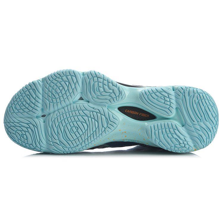 Li Ning 5.0 Cushioning Slip Resistant Abrasion Resistant Coverage Support Mid Top Training Shoes Unisex Blue AYAR007-3