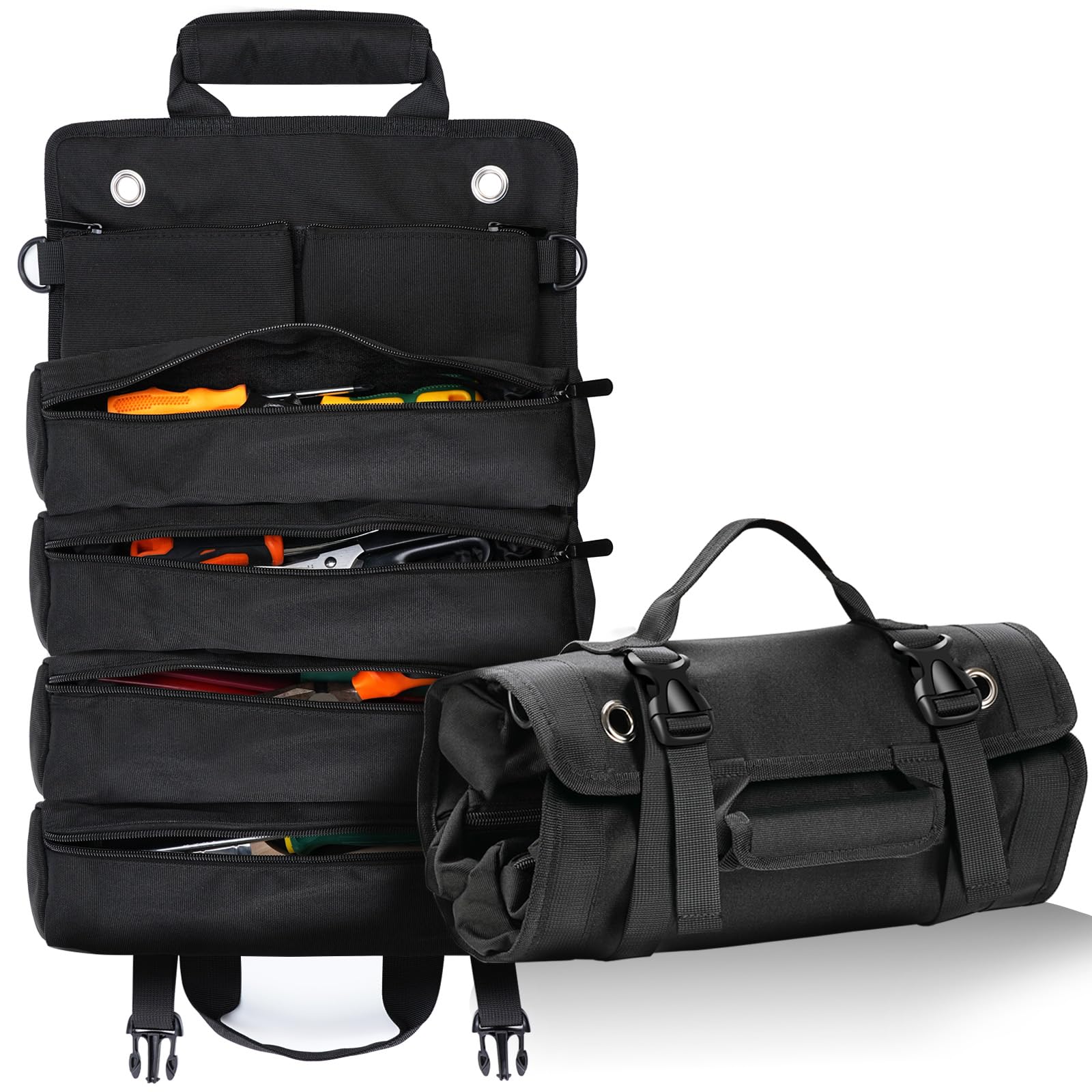 

Drado Инструмент Скрутка для инструментов Скрутка для инструментов Инструмент Большой 6 Отделений Оксфорд Автомобильный инструмент Дом Улица Столярные работы Сумка для хранения, Сумка, Хранение, Кейс, Сумка, Вместимость, Карманы, чёрный