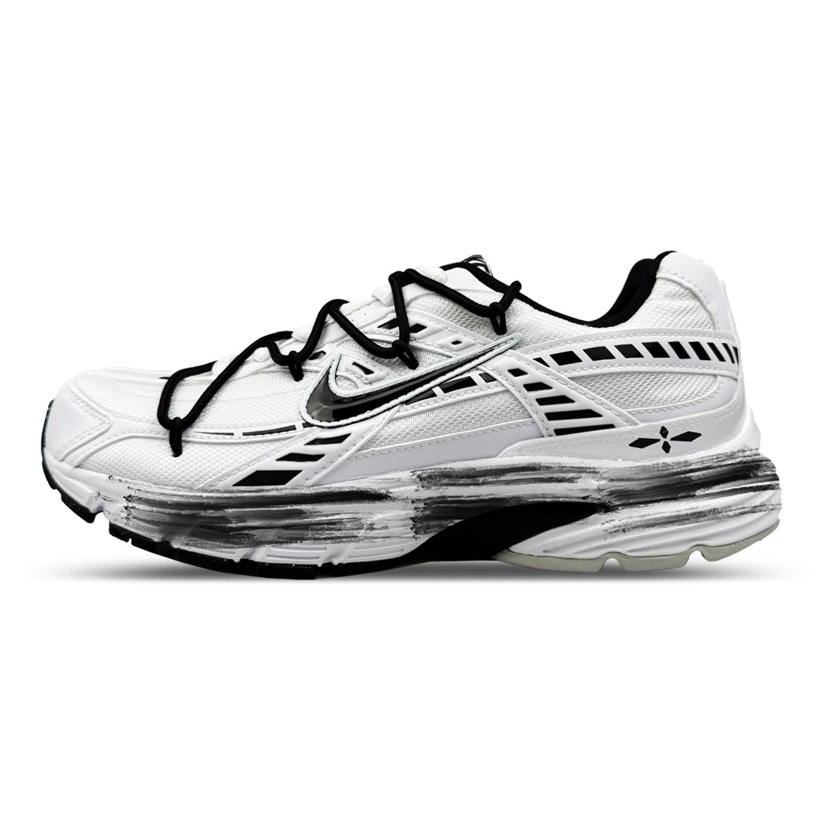 

Nike Initiator Cushioning Breathable Support Low top Running Shoes Men s Black White 394055-100(Team1311-) 46