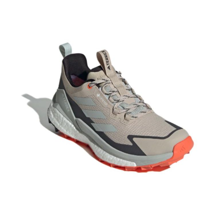Adidas Terrex Free Hiker 2.0 Kulatá špička Šněrovací Protiskluzové Odolné proti opotřebení Nízké Outdoorové Funkční Boty Dámské Boty Černá Šedá IG3202