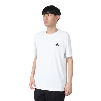 Adidas COOL TRN Short Sleeve and BACK White Size M Men's T-Shirt Pants, ODS85, (KK7220),
