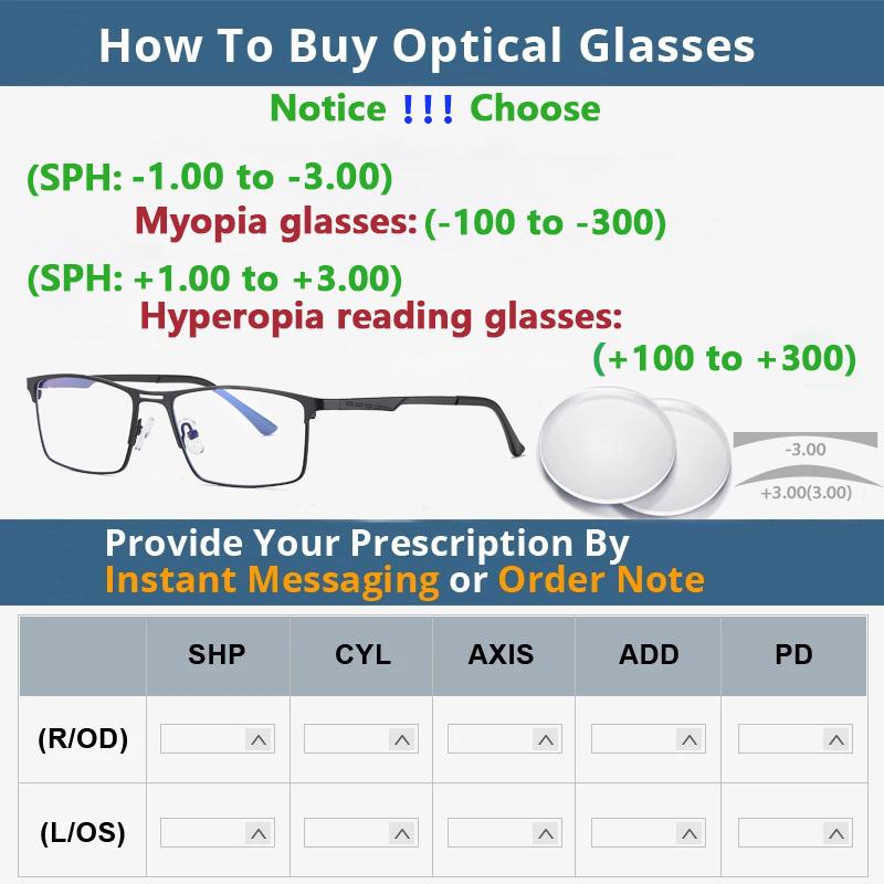 Men Anti Blue Light Blocking Myopia Reading Glasses TR90 Computer Eyeglasses Frame Women Prescription Optical Presbyopic Eyewear