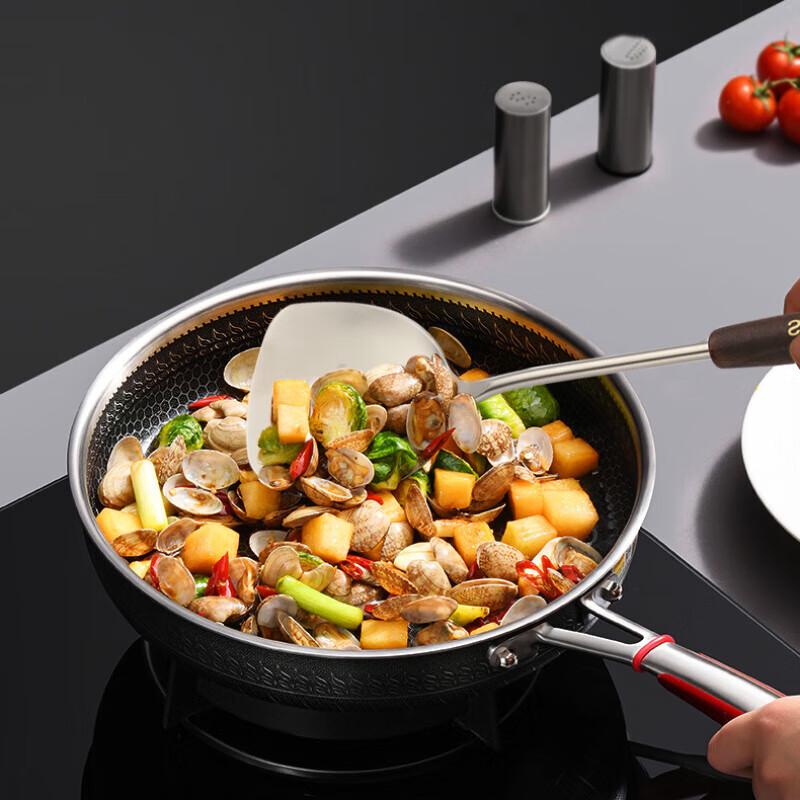 304 Stainless Steel Stir-fry Spatula & Soup Ladle Set
