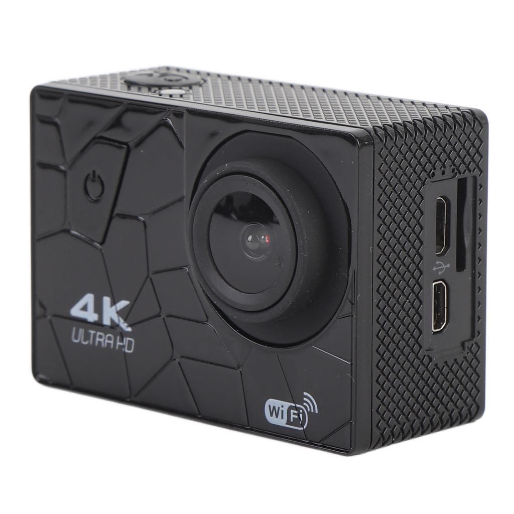 4K Action Camera DV 170 Degree Wide Angle Rain Proof Anti Shake Fast Data Synchronization Cycling Action Camera with