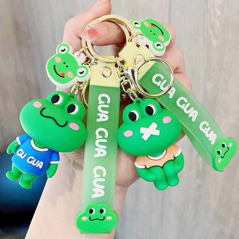 Adorable Frog Keychain Cute Cartoon Design Perfect Gift For Couples And Friends
