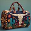 Western Style Small Duffle Bag Gym Travel Unisex Handbag
