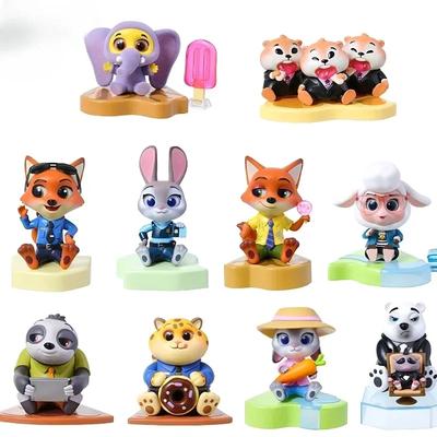MINISO Zootropolis Jen sedni Série Slepý box Judy Hopps Nick Stolní dekorace Kolekce Ozdoby Dětské narozeninové dárky