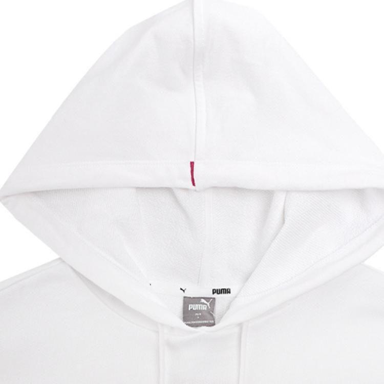 Puma Sweatshirts Women's White Hooded Moderate Regular 670957-02