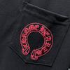 8015 CHROME HEARTS 2026 Sommar Ny Högkvalitativ Bomull Rund Hals Lös Stor Storlek Herr- och Dam-T-shirt Par-T-shirt