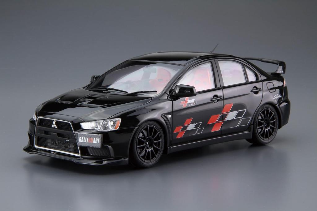 Aoshima Bunka Kyozai The Tuned Car 52 Rally Art CZ4A Lancer Evolution X Plastic Model (AOSHIMA) No. 1/24 '07 (Mitsubishi)
