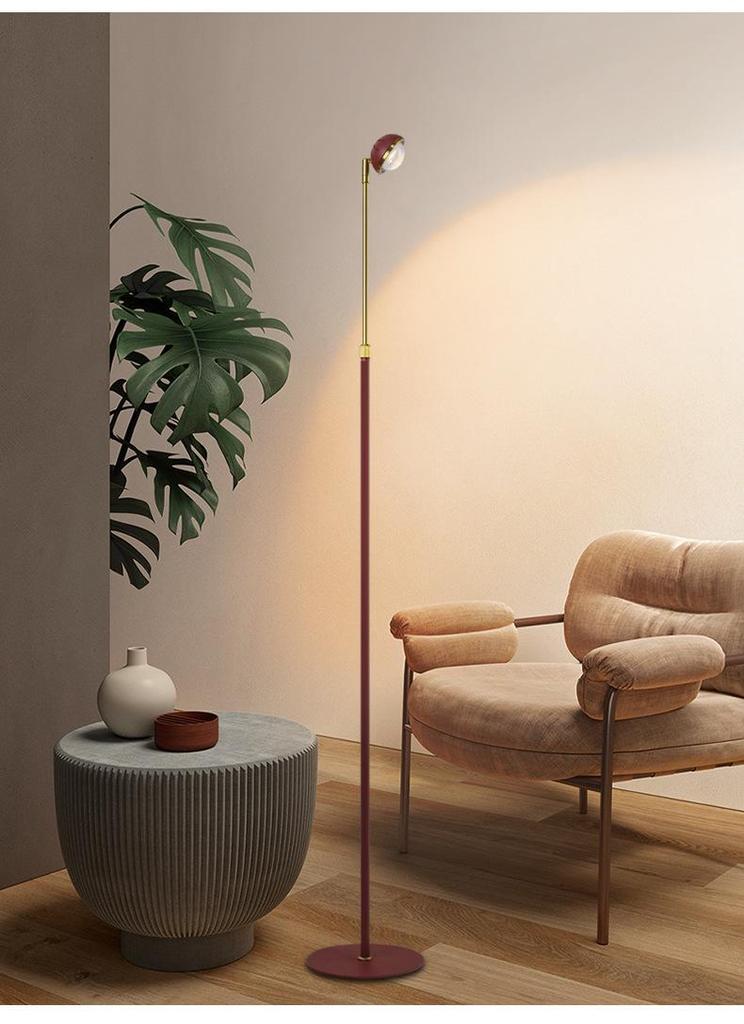 Luxury Corner Floor Lamp: Designer Style for Living Room, Bedroom, or Reading Nook