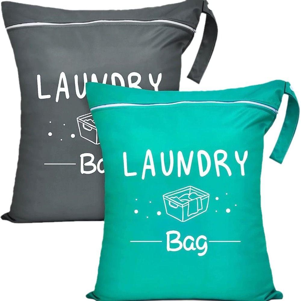 Portable Travel Clothing Storage Bag Large Capacity Laundry Bag Handbag Handheld Wash Bag  Outdoor