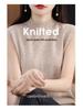 Cross-Border Sleeveless Half-High Collar Women's Slim Knit Camisole - Summer Style Pullover