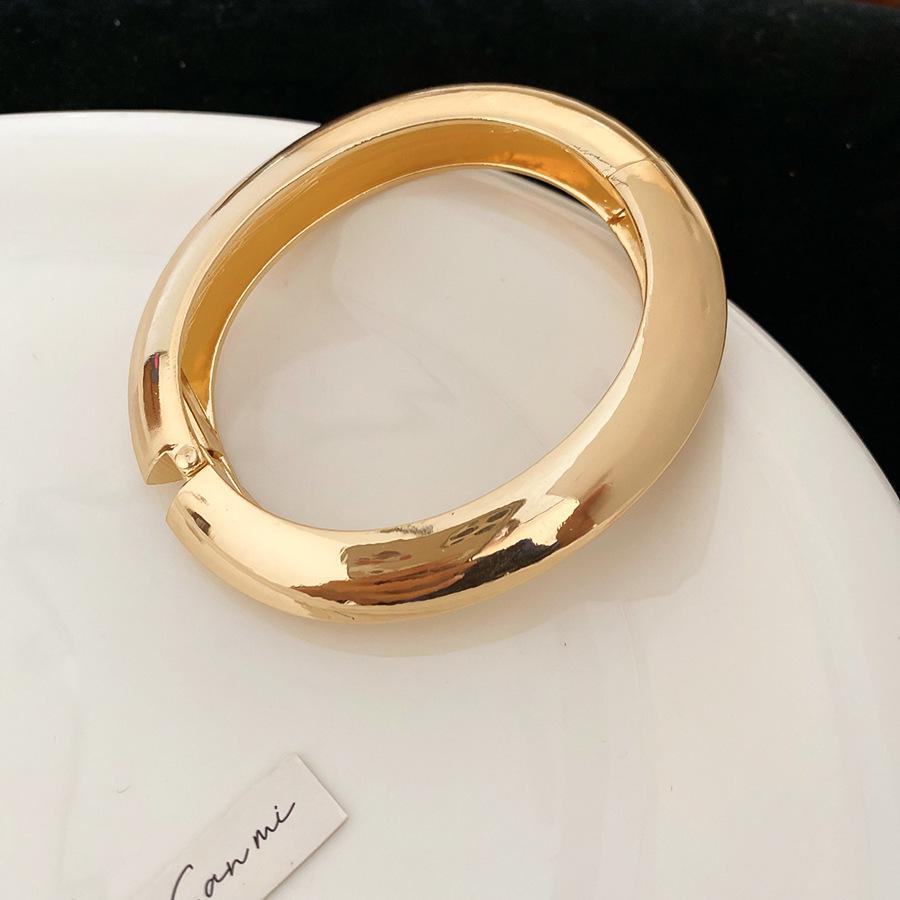 Vergoldetes Geometrisches Armreif - Minimalistisches Leichter Luxus Armband für Damen