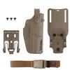 Tactical Holster for SIG P320 M17/M18, MK-17 Airsoft Pistol Case, Double Safety Lock, Equipped With Belt Drop Leg Platform & QLS System