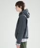 Zplish Curved Hooded Wind Jacket Charcoal