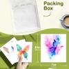 6PCS Cleaning Dishcloths Reusable Kitchen Dish Towels Watercolor Butterfly Pattern Dishcloth Absorbent Lint Free Cloth Washable Duster Rags Tea Towels
