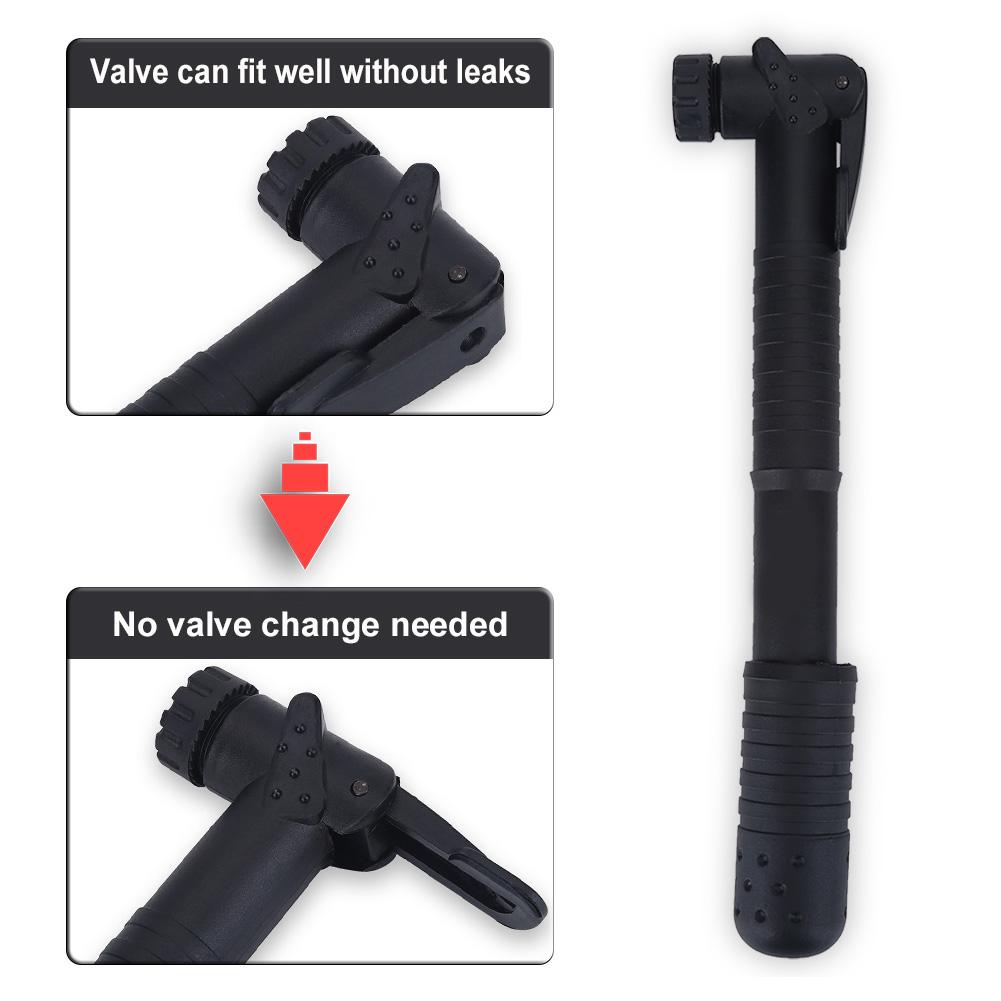 Bike Cycling Tyre Pump Portable Nylon 120 PSI Inflator