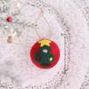 Felt Snowman and Santa DIY Christmas Tree Pendant Decorations