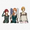 Attacco su Titano Mmd Eren Yeager Clipart Patch per vestiti Grandi toppe Anime Trasferimento di calore Adesivo in vinile Ferro sui trasferimenti per i vestiti