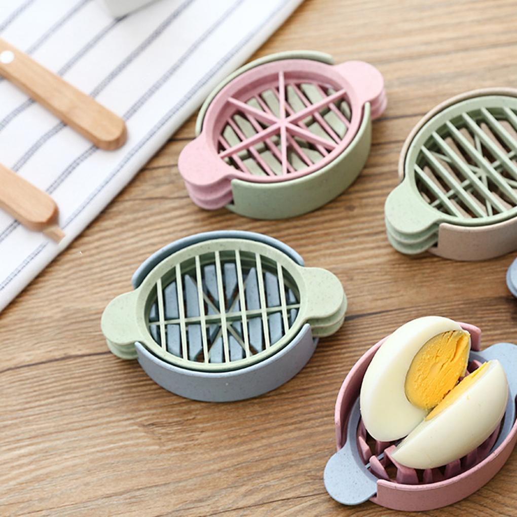 Straw Cut Egg Slicers Tools Preserved Egg Splitter Cut Eggs Kitchen Essential Cooking Tools