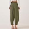 Women's Summer High Waisted Pants Casual Trouser Slacks With Pockets