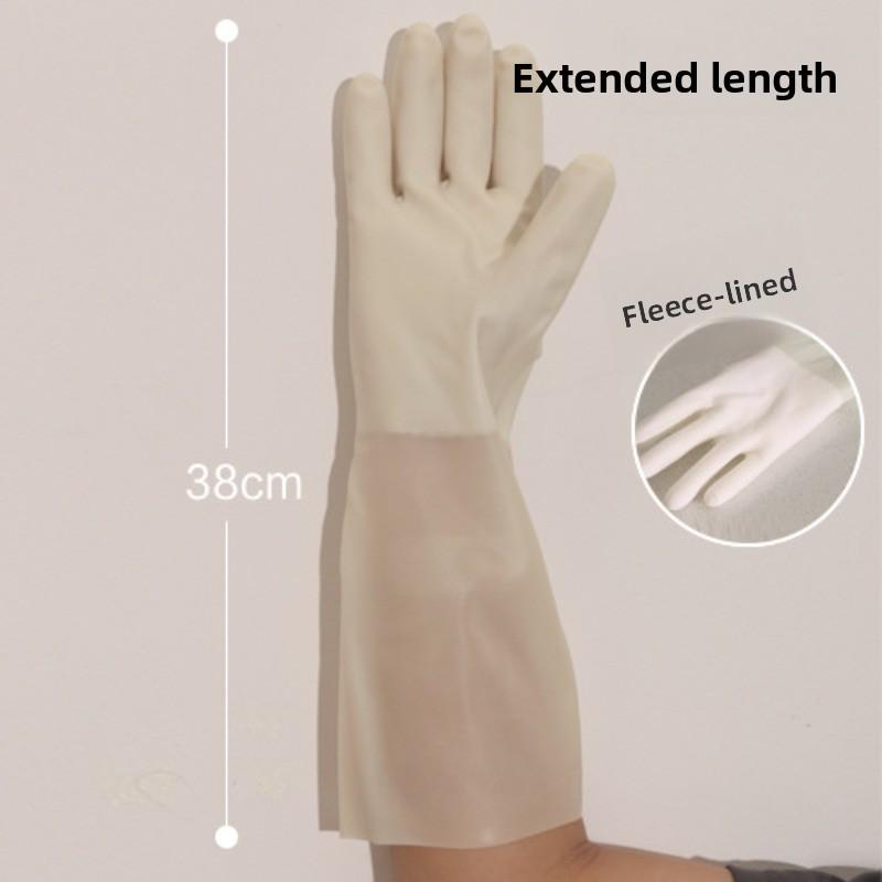 Nitrillichte Binnenhandschoenen Anti-lek Nitrilrubberen Handschoenen Slijtvast Nieuw Materiaal Afwassen Dameshandschoenen Keuken L