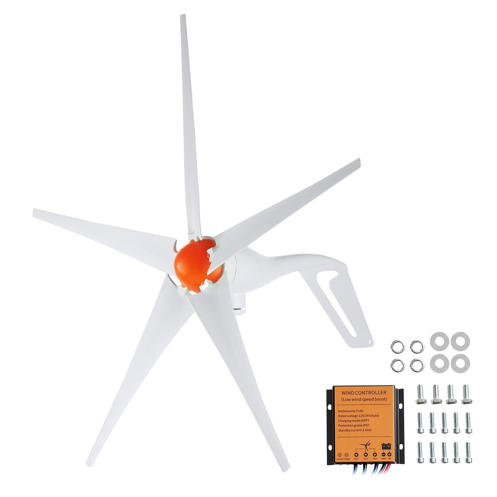 VEVOR 500W Wind Turbine Generator, 12V