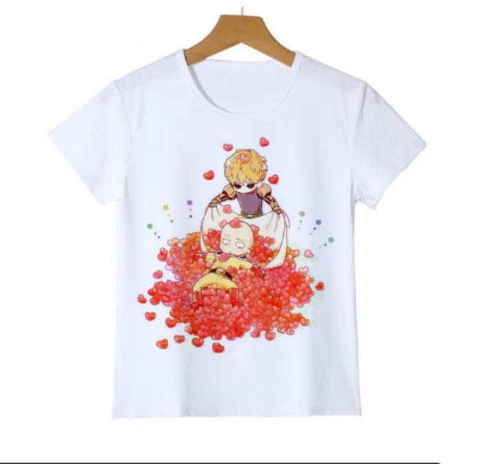 Cute One Punch Man Say OK Printed Childrens T Shirt Kid Fashion Summer Cool Confortable Boy Tshirt Casual Baby Tshirt Tops