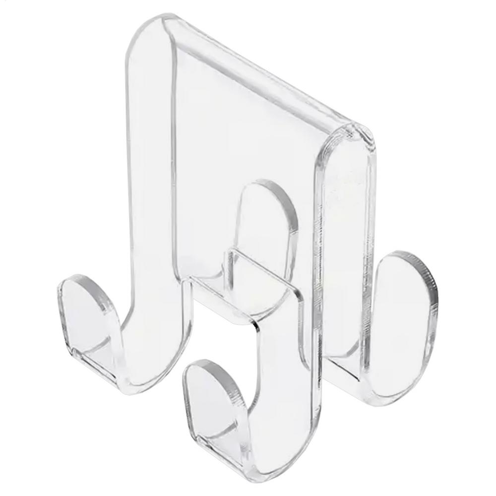 Over Glass Door Hook for Bathroom Acrylic Shower Door Towel Hooks Transparent Storage Tool for Washcloth Robe Clothes and Towel
