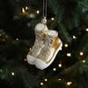 Shiny Gold Santa Claus Hanging Ornaments Snowman Merry Christmas Decor Xmas Tree Pendant  Kid Gift