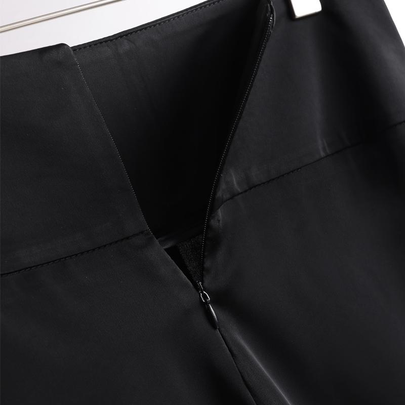 Women's High Waist Ruffle Wide Leg Pants – Flowy Maxi Palazzo Trousers (Size 27-33)