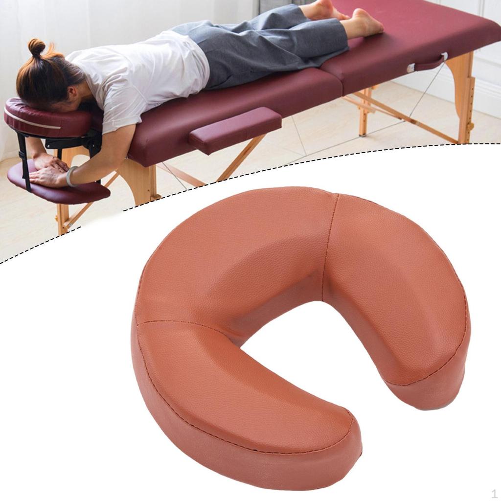 Face Pillow for Massage Chair Cushion Easy to Soft 30x28x7.5cm Head Neck Rest Pad Universal