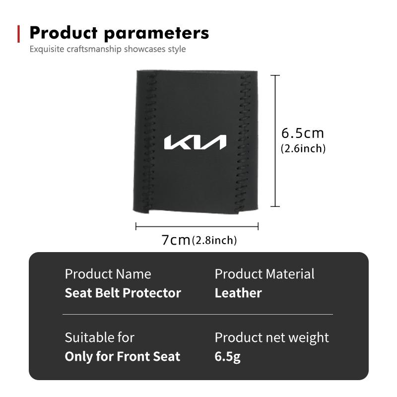 BBED7 Car Belt Buckle Plug Protective Cover Interior Accessories For KIA Rio K5 K2 Sportage Ceed Sorento Picanto Stinger Soul