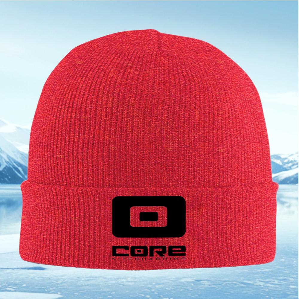 Square shape inside CORE Kiteboarding brand Men Women Unisex Knitted Hat Beanie Pullover Cap Winter Thermal Warm Christmas Outdo
