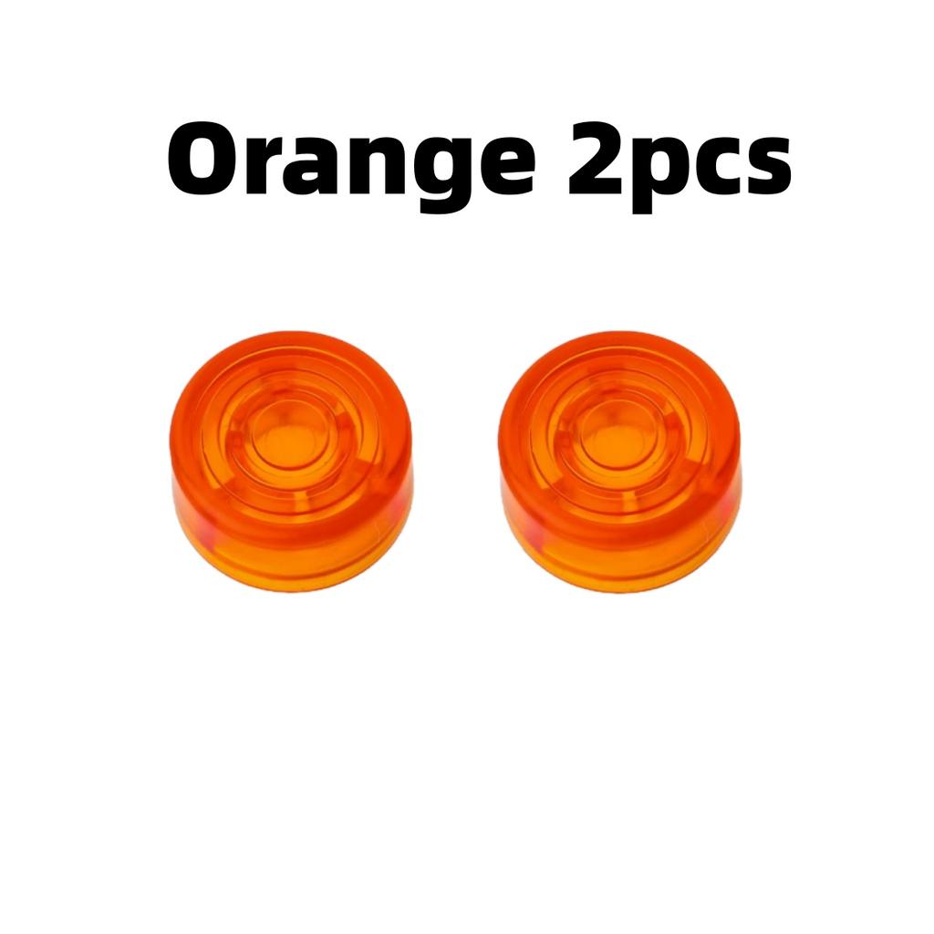 Miwayer 2pcs Guitar Effects Pedal Footswitch Toppers,Plastic Foot Nail Cap for Guitar Effects Pedal Buttons Common Pedal Switche