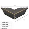 Antique Bronze Gold Right Angle Iron Corner Protector for Wood Furniture