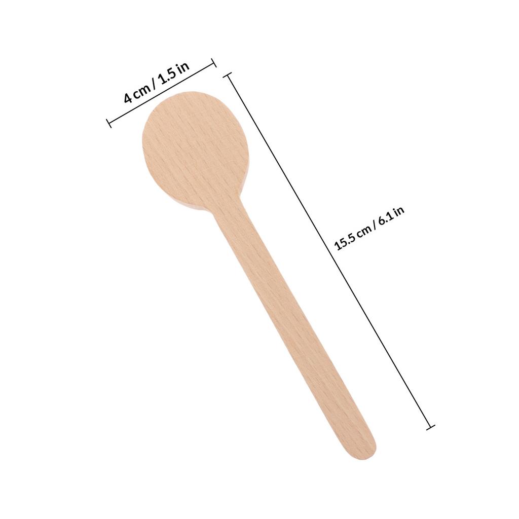 4Pcs Unfinished Wooden Spoons DIY Craft Kit Handmade Spoon Carving Materials for Kitchen Decoration Supplies Handmade Spoons