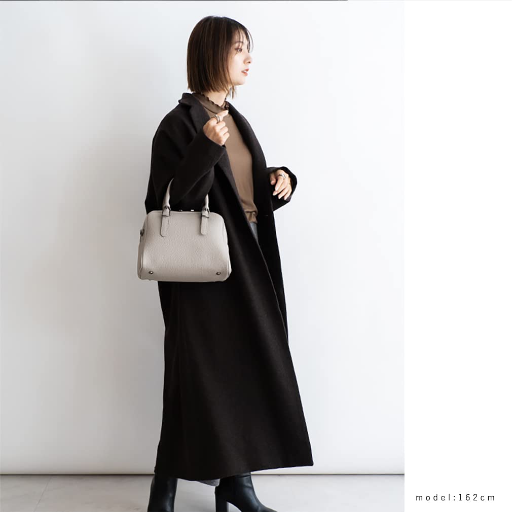 Vita Felice Belt Handle 2way Mini Boston Bag for Women [VITAFELICE] inb-10036p (Light Gray)