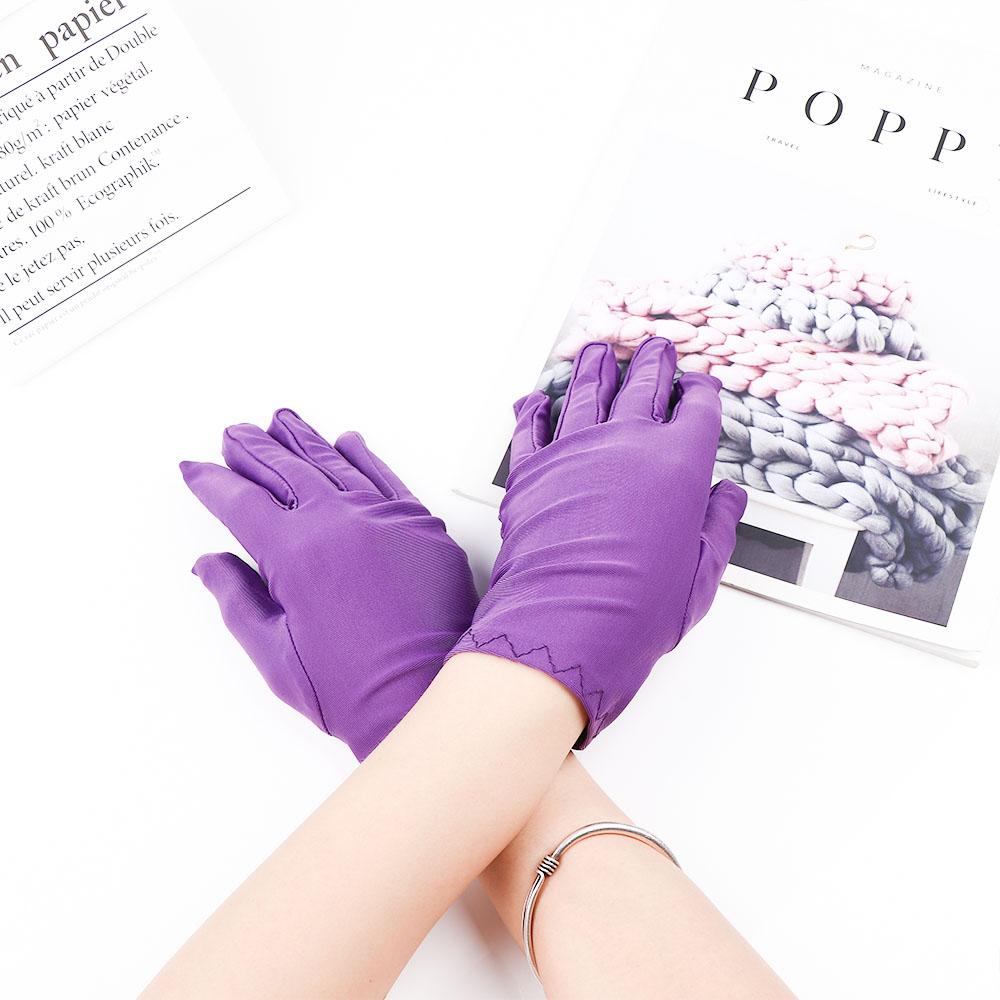 Girl Stretch Formal Satin Gloves Wedding Gloves Party