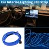 A ABSOPRO 1M EL Wire Cable LED Glow String Lights Car Interior Lighting Strip