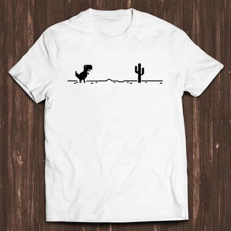 Trex Dinosaur Cactus Offline Hilarious Witty Humor Funny Meme Gift Tee Gamer Tee XXXXL