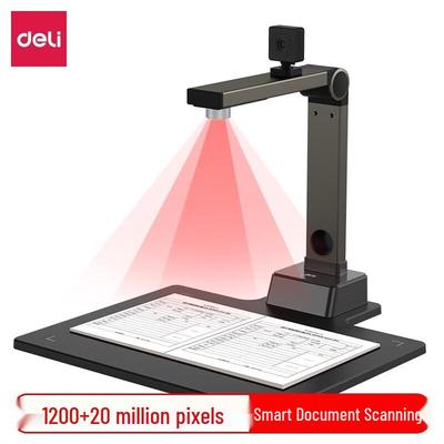 Deli A4 High-Speed Smart Dual Camera Document Scanner CN Plug (adapter Included)