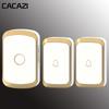 Kajia Si Wireless Smart Doorbell: Waterproof Dual-Function AC Digital Door Chime with Music