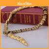 Animal Snake Chain Necklace With Alloy Pendant For Retro Vintage Jewelry Style
