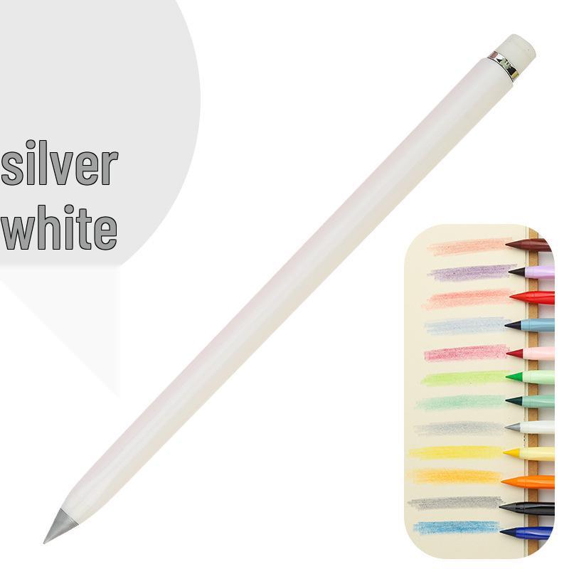 Erasable Colored Pencils Set: 12 Eternal Colors, No Sharpening Needed, Perfect for Kids and Students