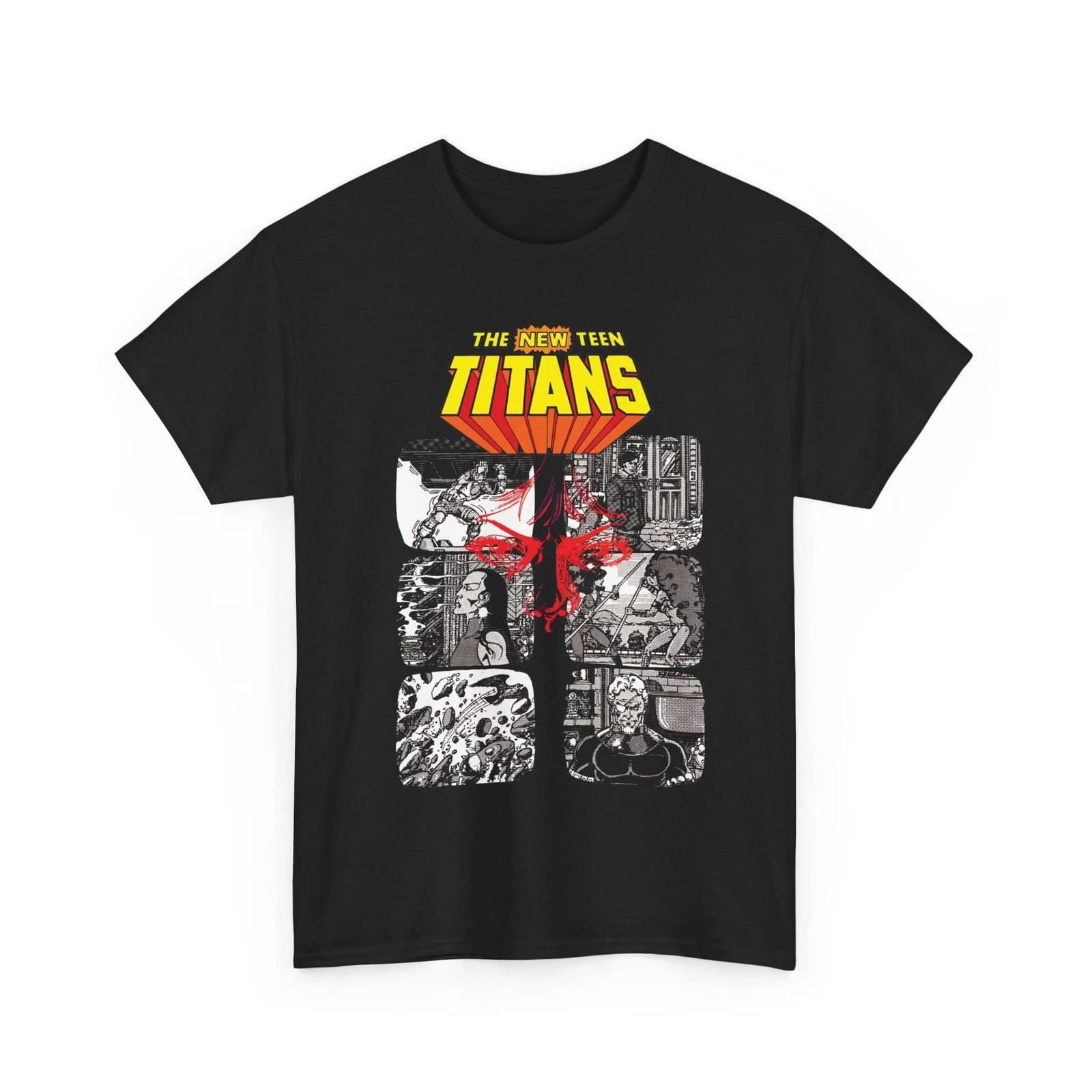 New Teen Titans T-Shirt George Perez Art Judas Contract Retro Vintage-Style Tee XXL